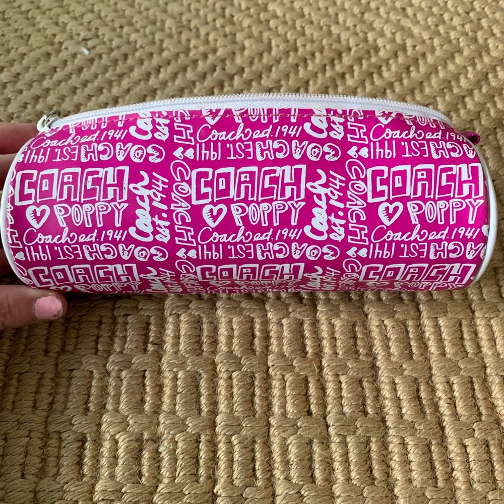 Authentic Coach Pencil Case with Pencil Sharpener